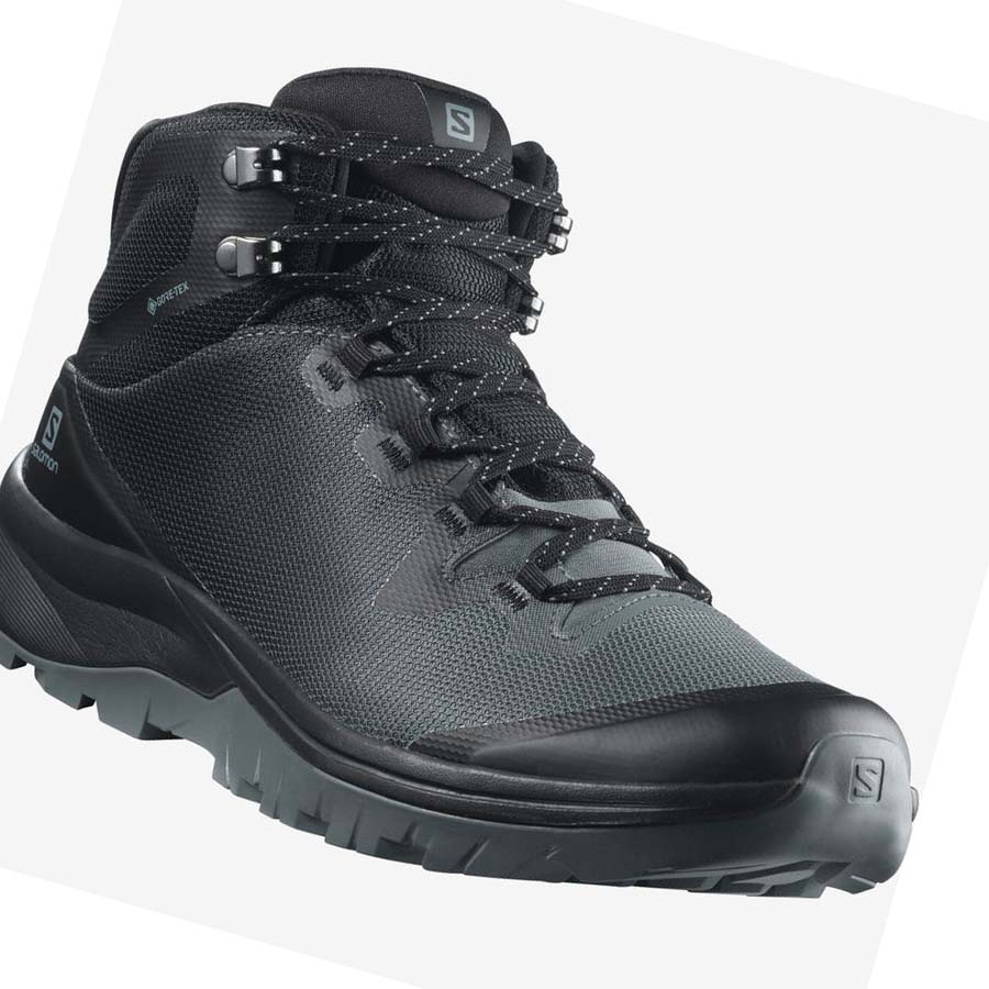 Tenis Senderismo Salomon WoVAYA MID GORE-TEX Mujer Negros | MX 2802LIS